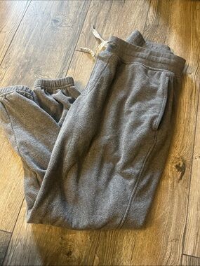 Mens Myles Cozy Gray Sweatpants - Drawstring Joggers medium